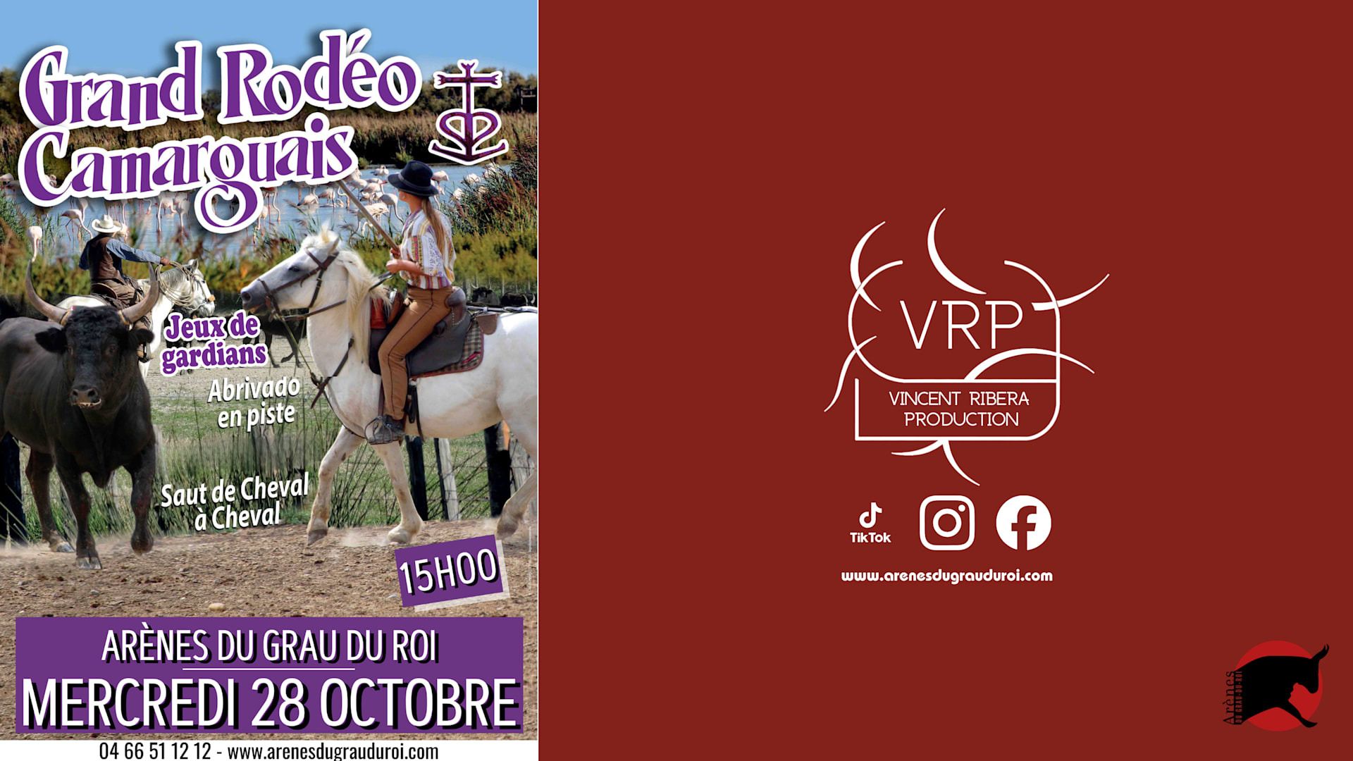 Grand Rodeo Camarguais - Jeux de Gardians - 28.10