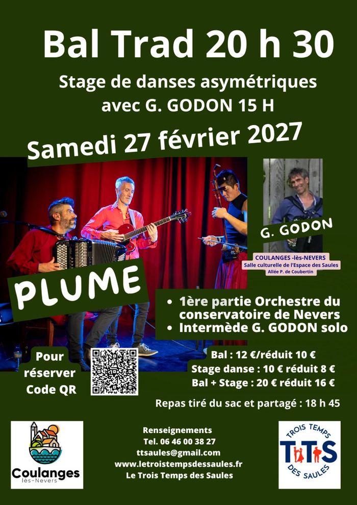 Affiche — Bal Trad -Stage de danses asymétriques