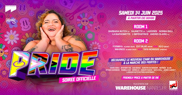 Pride 2025 - Soirée officielle à Nantes !
