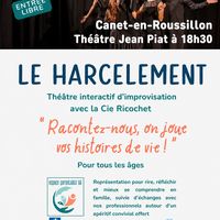 Soirée intéractive théatralisée - Le Harcelement