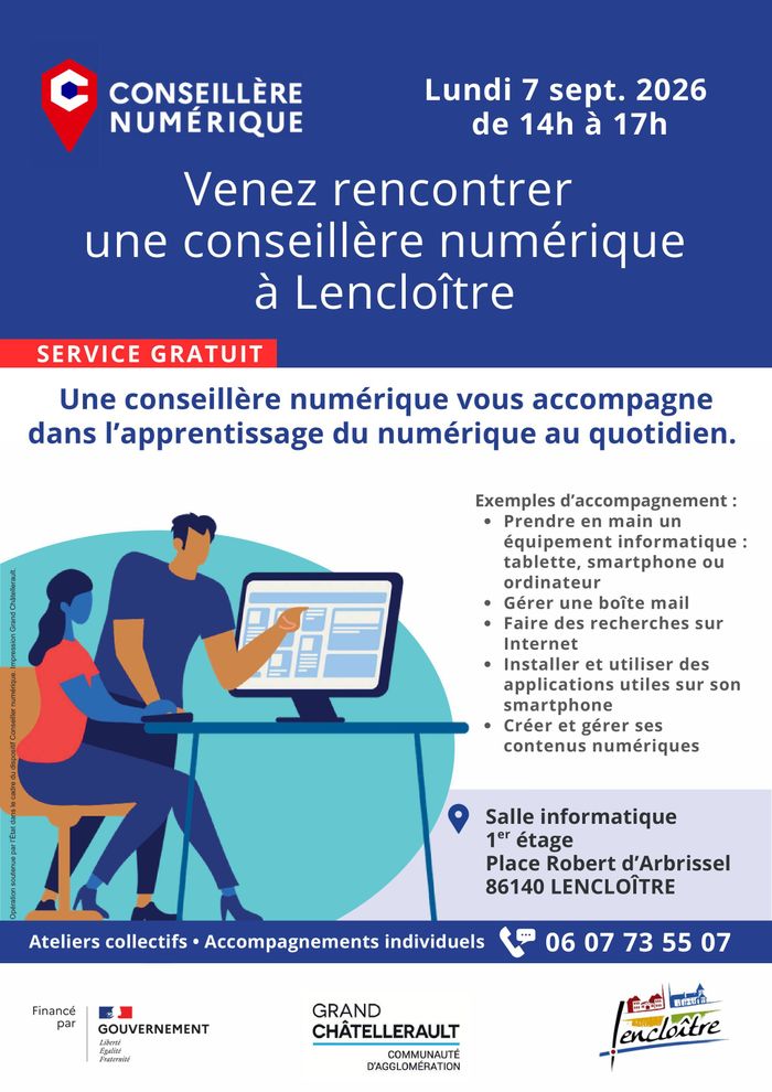 Venez rencontrer une conseillère numérique