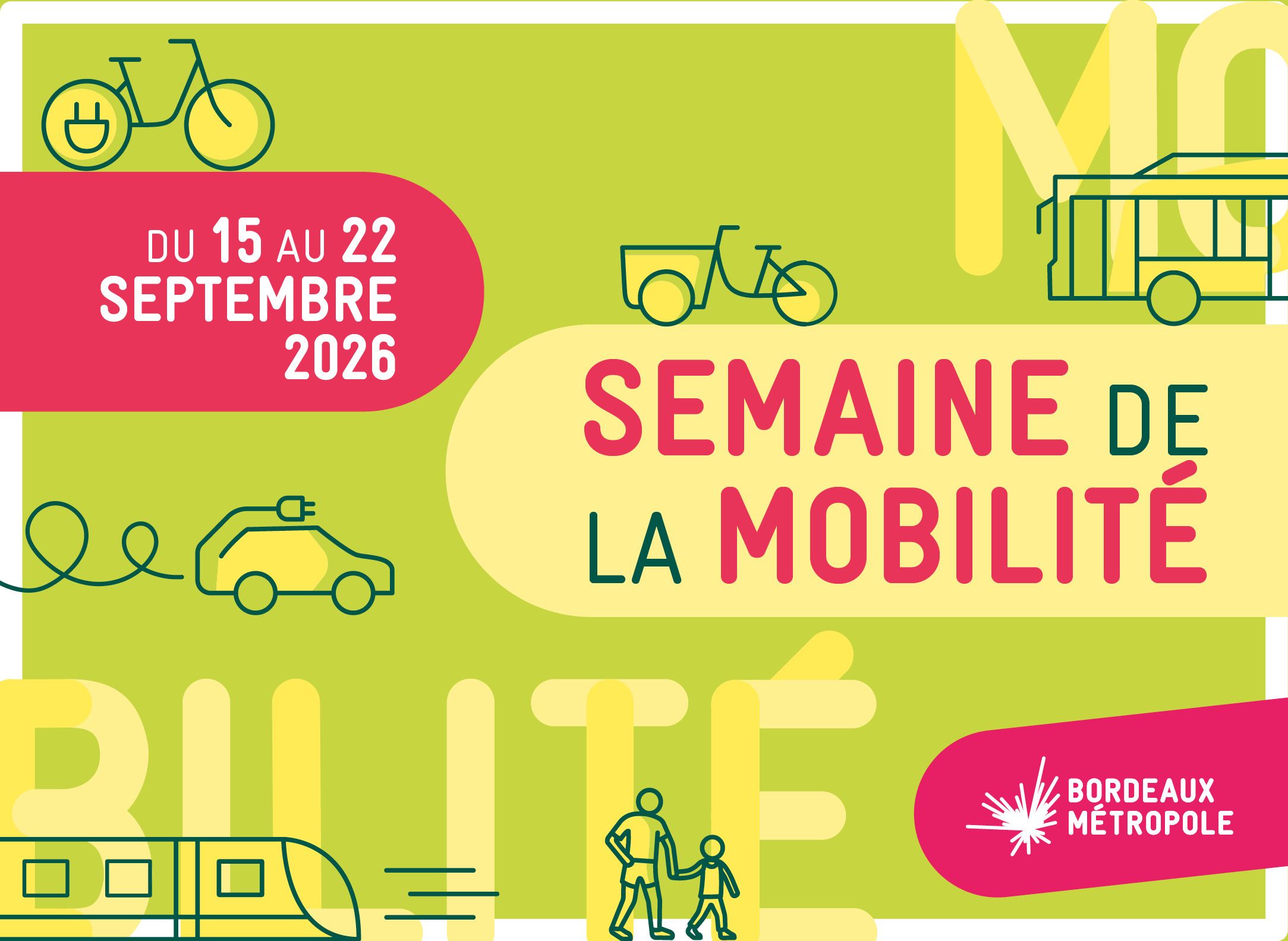 Semaine de la Mobilité 2026 : du 15 au 22 septembre