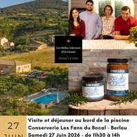Visite et déjeuner au bord de la piscine