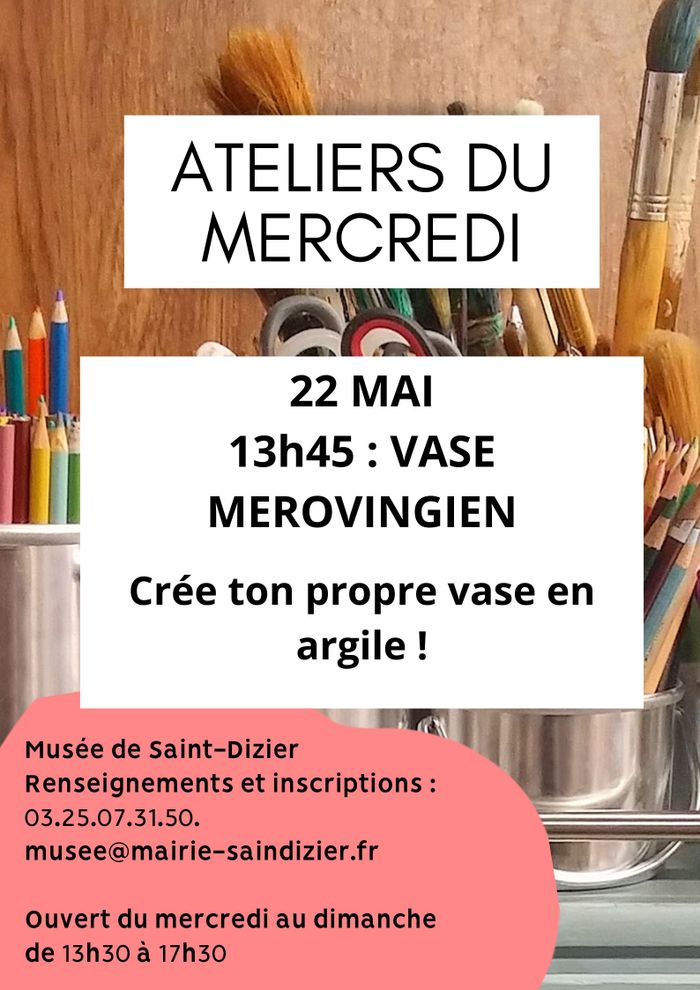 Atelier du Mercredi : vase mérovingien