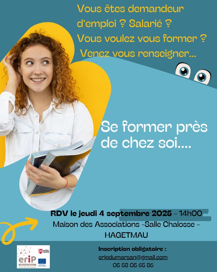 Vous êtes demandeur d'emploi, salarié, indépendant, étudiant ? Venez vous renseigner sur l'offre de formation présente sur votre territoire.