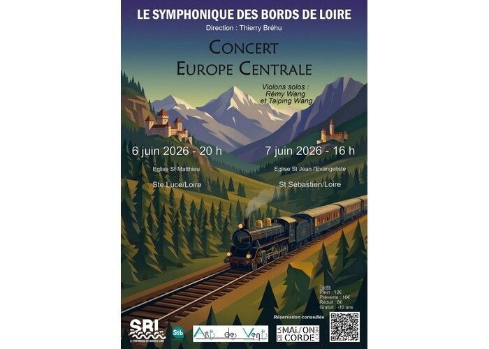 Concert Europe Centrale par le Symphonique des Bords de Loire