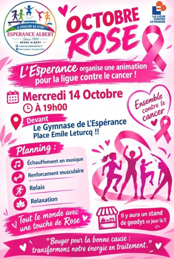 L’Espérance organise une animation pour la ligue contre le cancer !