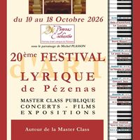 20ème Festival Lyrique de Pézenas