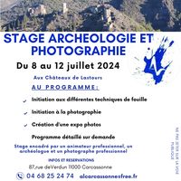 Stage d'archéologie et de photographie