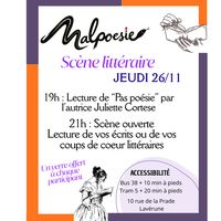 Malpoésie : Scène ouverte littéraire