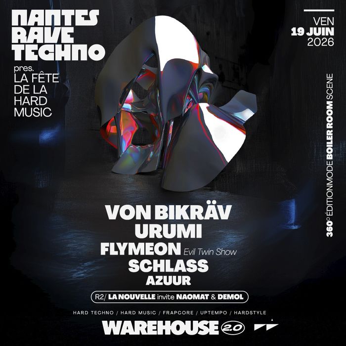 Fête de la Hard Music w/ Von Bikräv, Urumi, Schlass, Flymeon & more