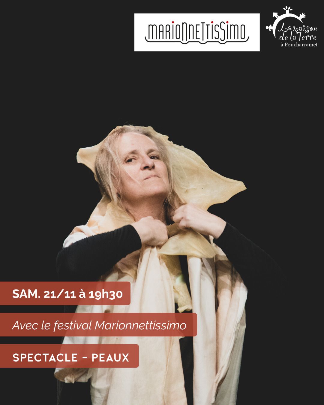 Lecture marionnettique 
 "PEAUX"