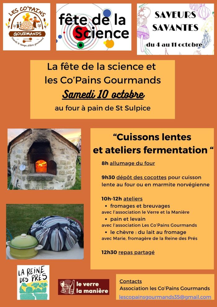Fête de la Science : Allumage du four à pain