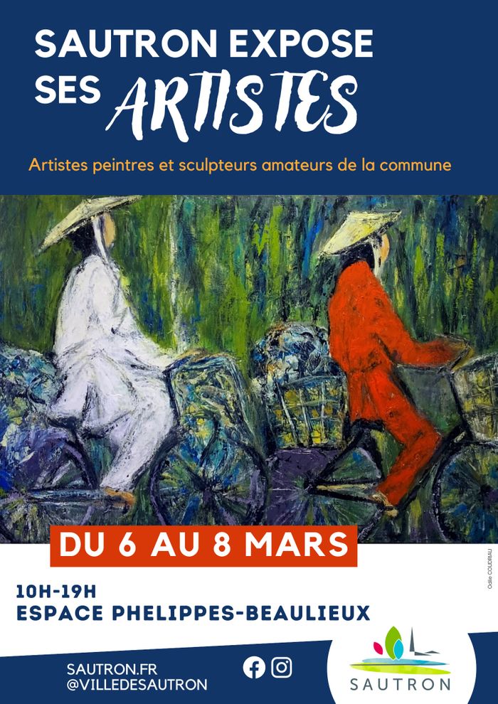 Sautron expose ses artistes, les artistes sautronnais en scène