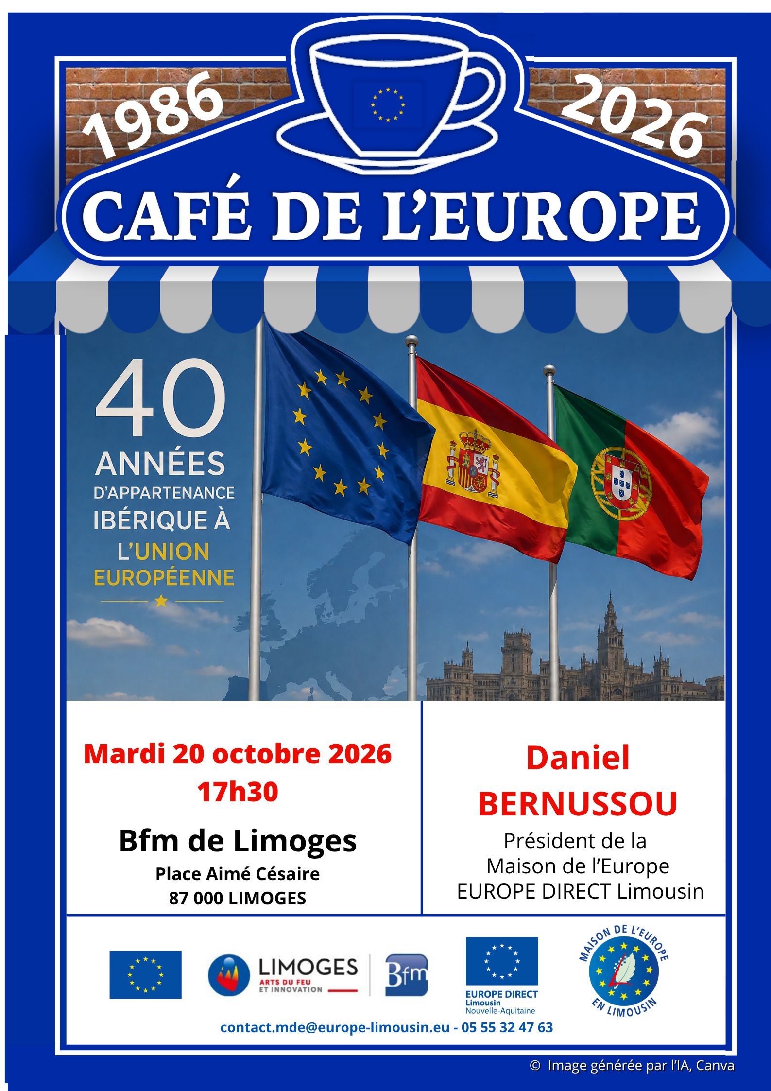 Café de l’Europe : « 40 années d’appartenance ibérique à l’Union européenne »