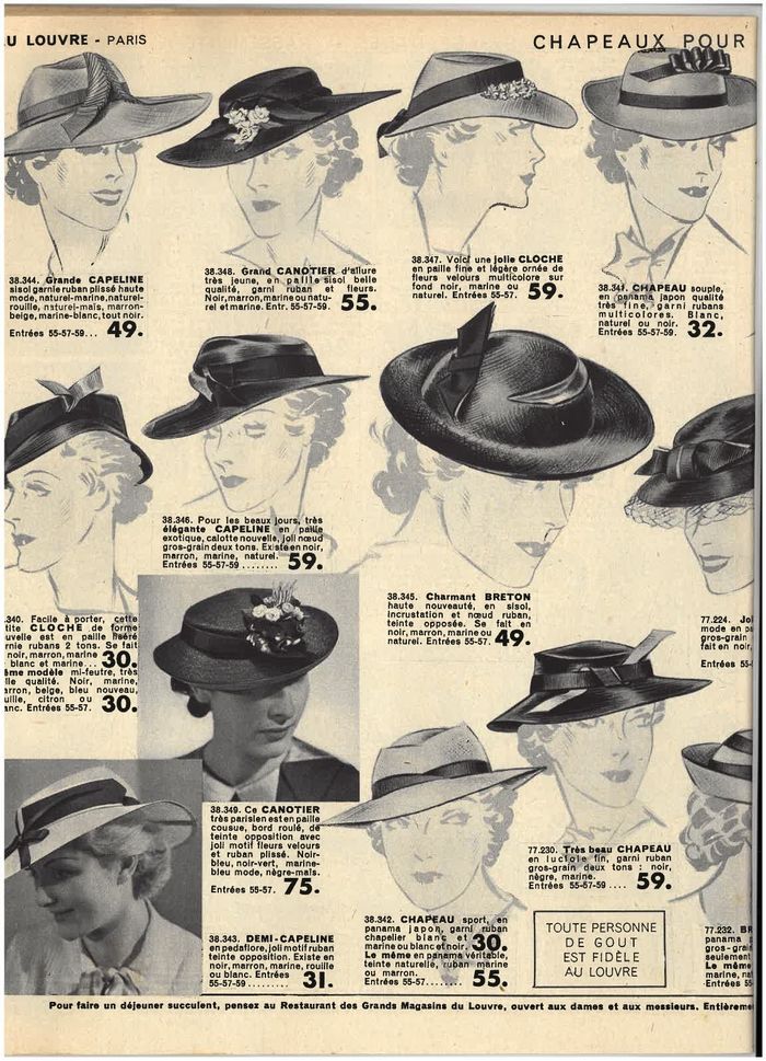 Exposition de chapeaux