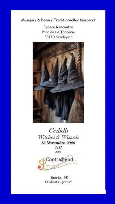 Affiche — Ceilidh Bal des sorcières et des sorciers