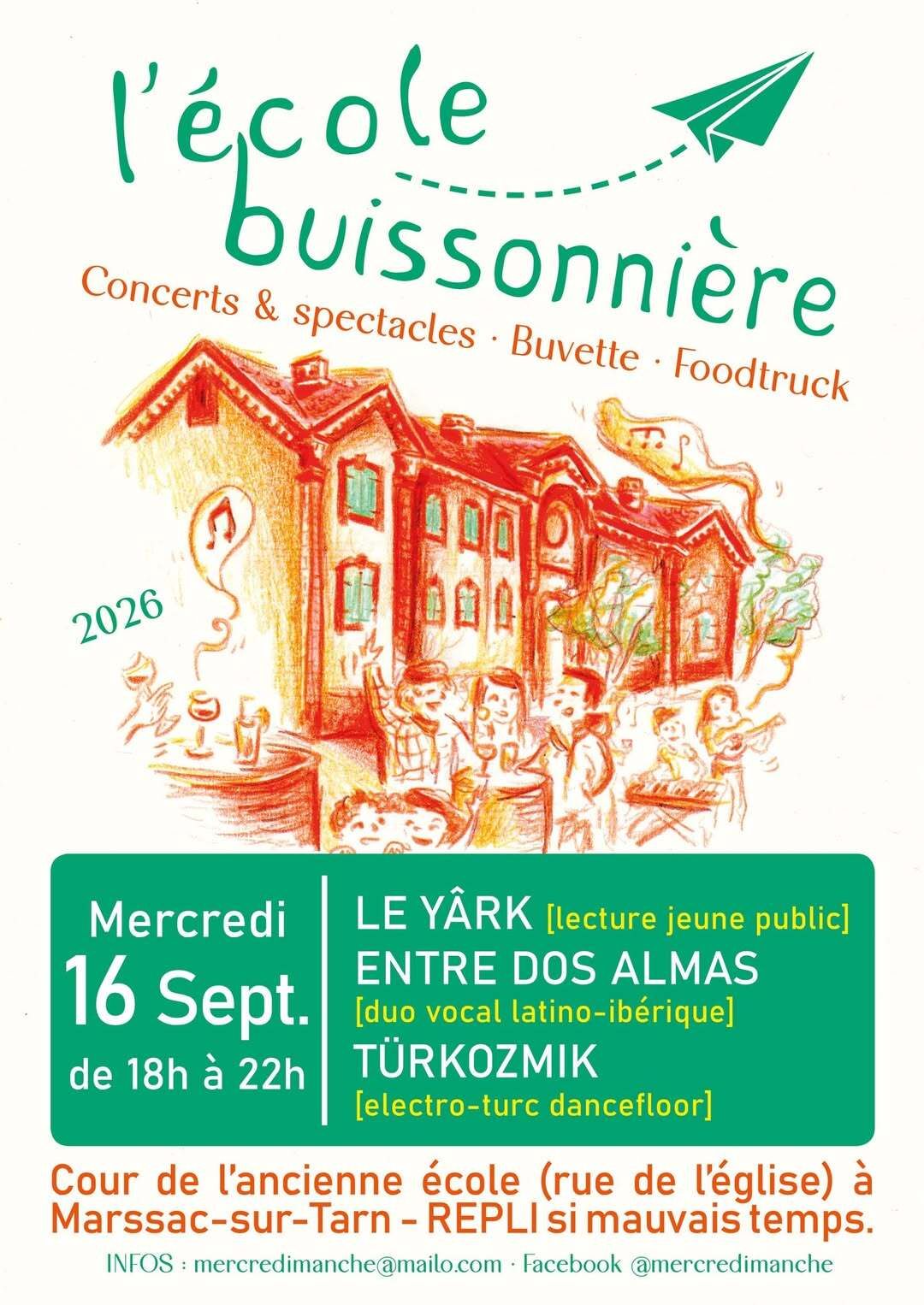 L'Ecole buissonnière par l'association Mercredimanche