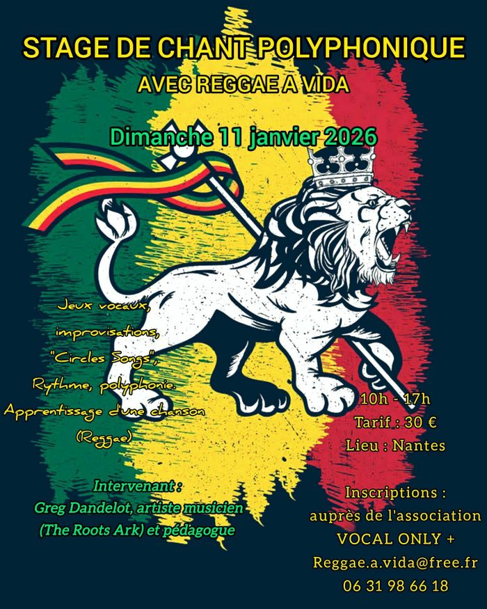 Stage de chant polyphonique avec Reggae a Vida