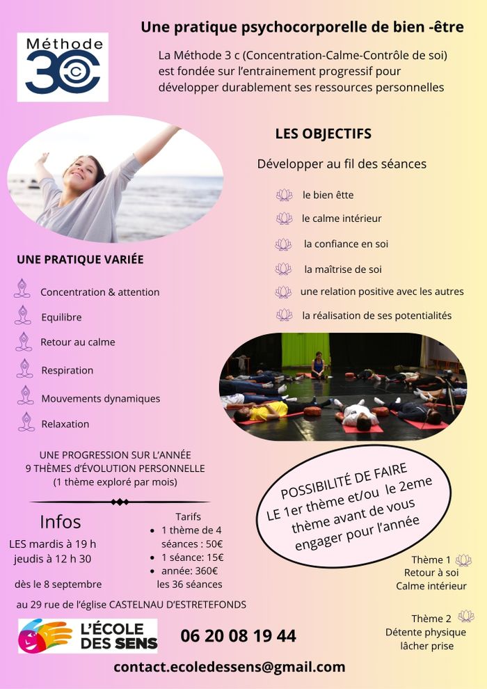 Une rentrée dans la douceur avec l'école des sens