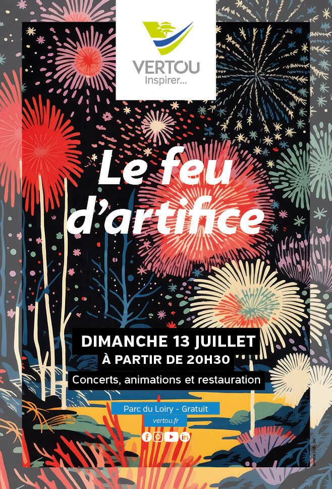 Feu d'artifice et concerts - Soirée d'été à Vertou