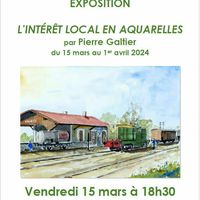 Exposition: "L'intérêt local en Aquarelles"