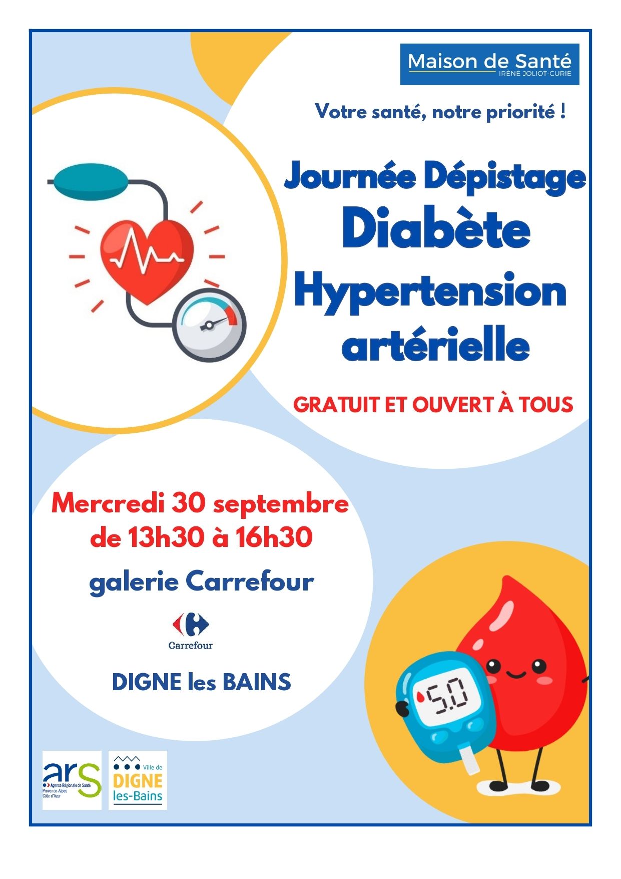 Dépistage diabète et hypertension