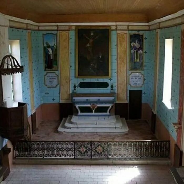 Visite de la chapelle de Saint-Martin-de-las-Oumettes