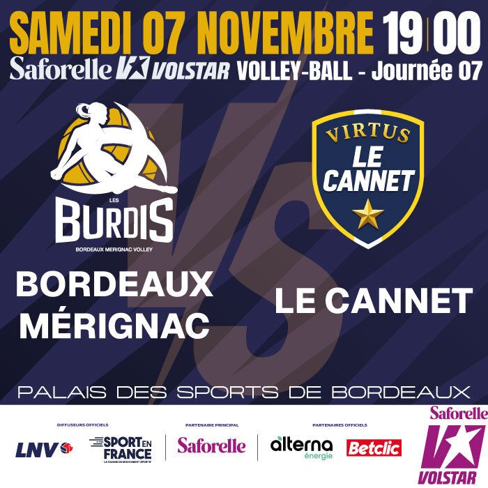 Volley - Burdis / Le Cannet