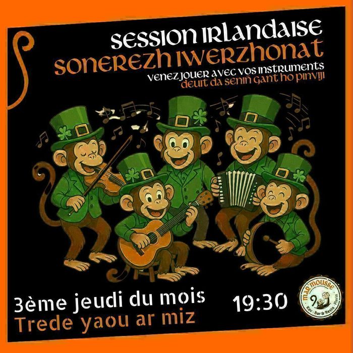 Affiche — Session de musique irlandaise