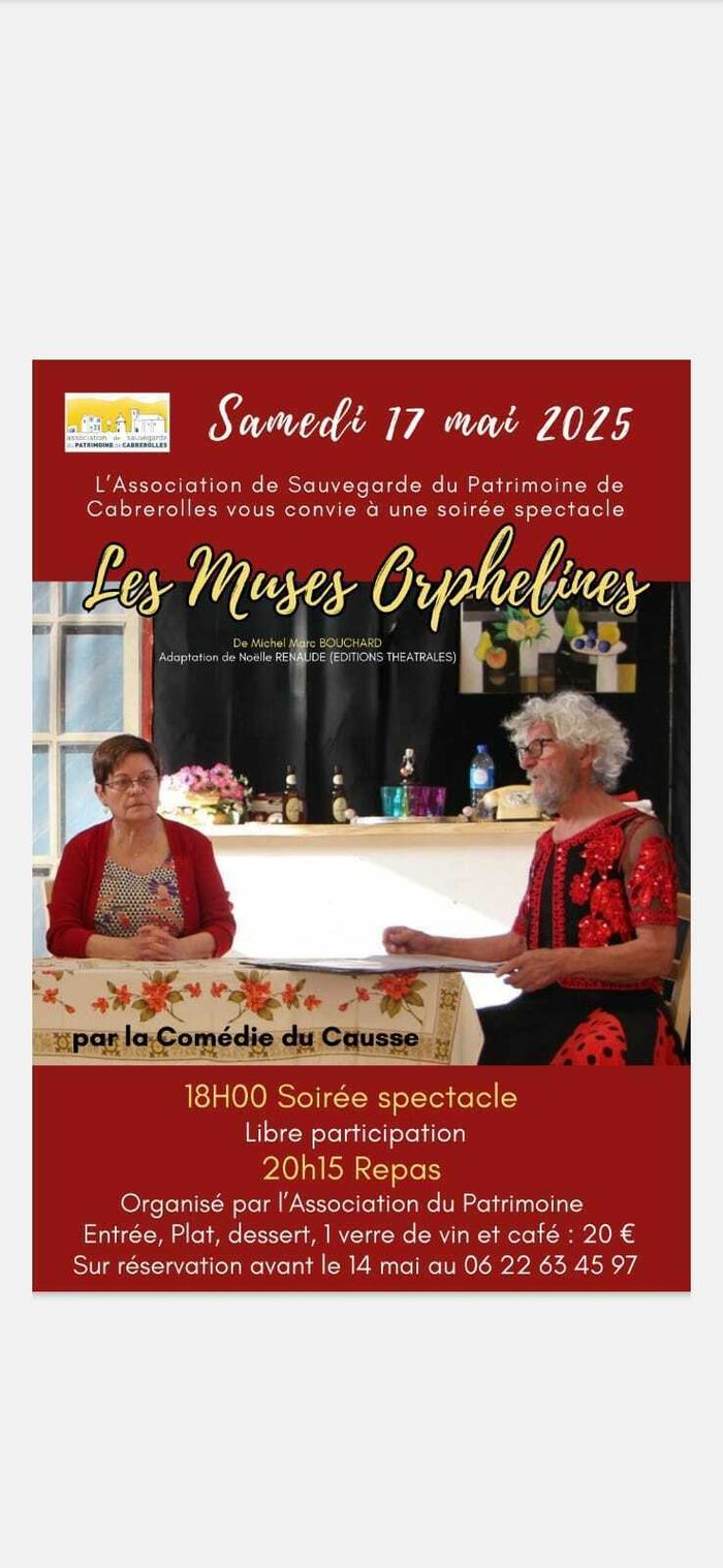 Soirée spectacle "les muses orphelines"