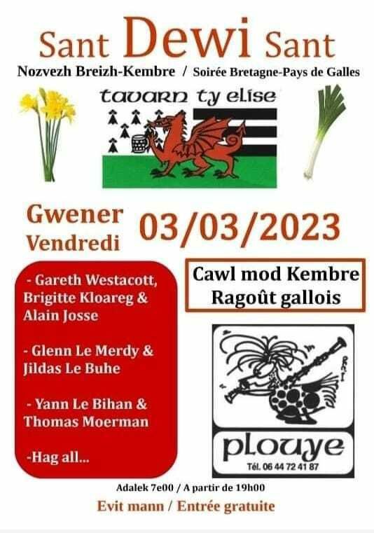 Fête Sant Dewi à Plouyé