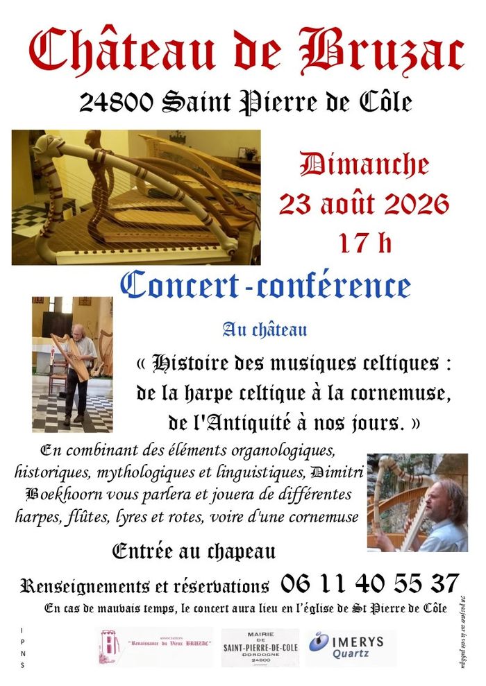 Affiche — "Histoire des musiques celtiques"