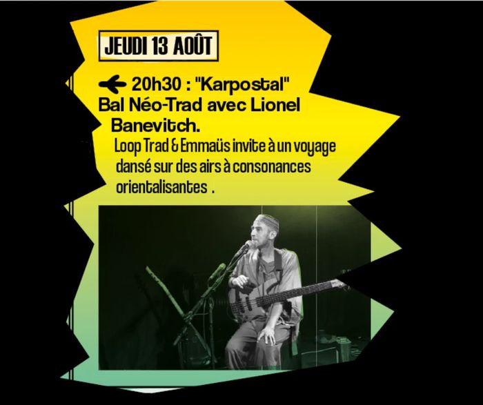 Affiche — Loop Trad & Emmaüs à la Basse-Cour