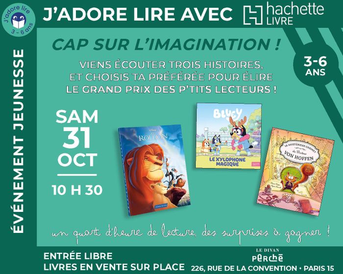 I Love Reading with Hachette! Destination Imagination