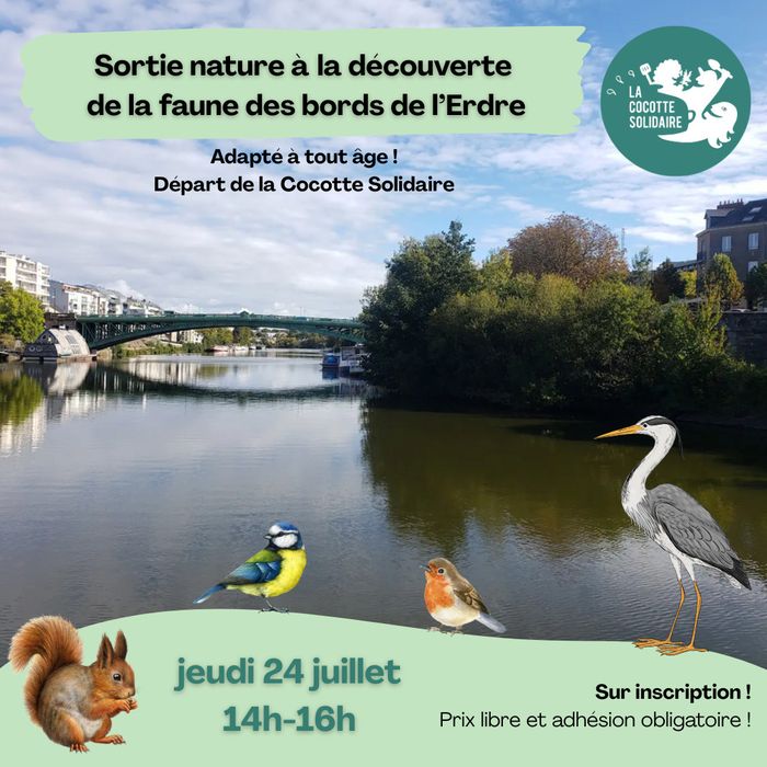 Balade découverte de la faune & flore avec la maison de l'Erdre