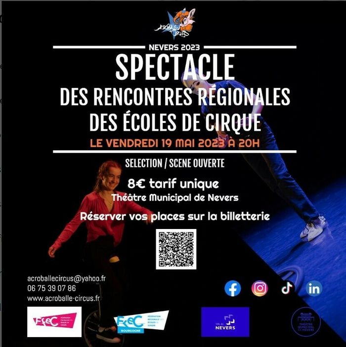 Spectacle des Rencontres Régionales des écoles de cirque de Bourgogne