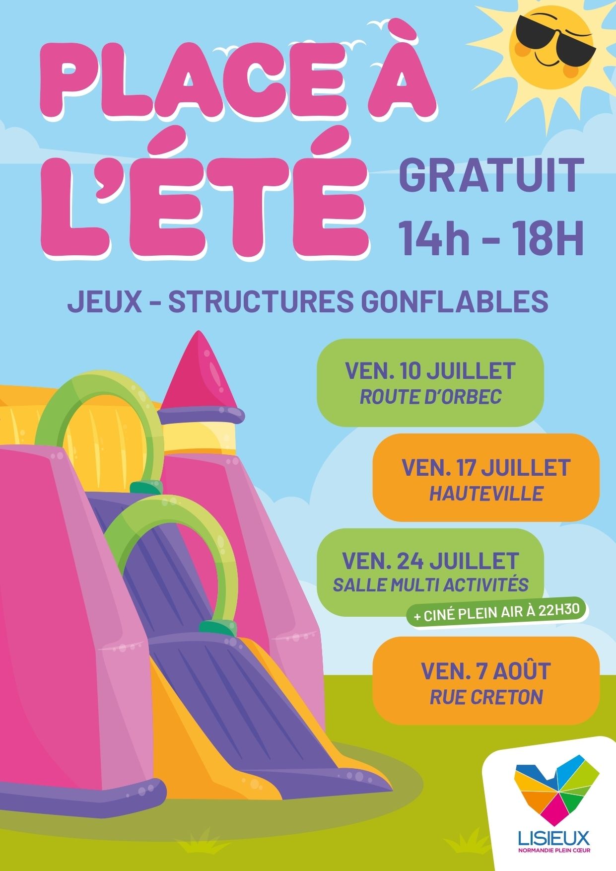 Place à l'été - Jeux & structures gonflables