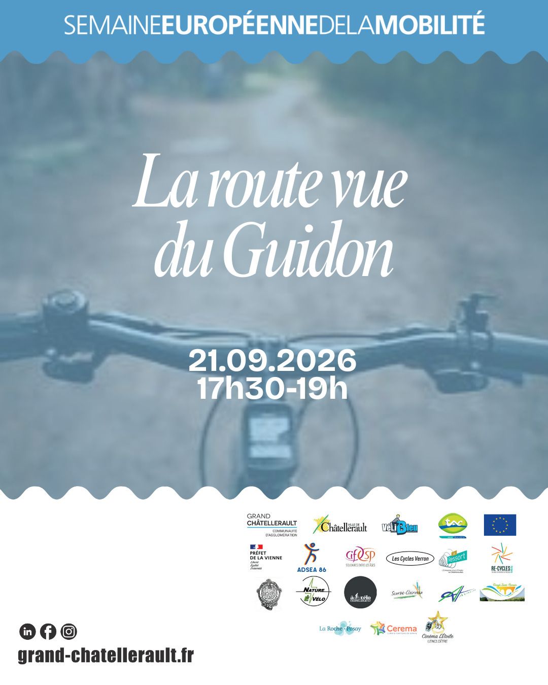 La route vue du Guidon