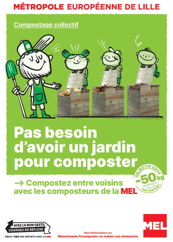 Pas besoin d'avoir un jardin pour composter !