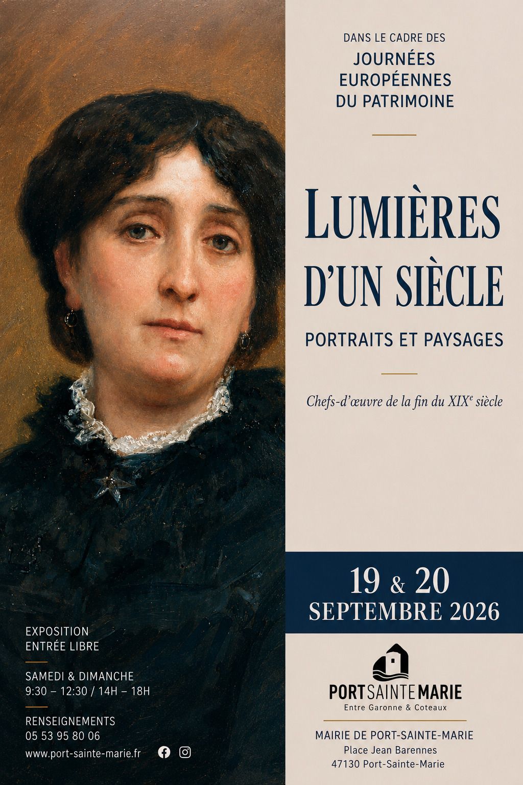 Exposition "Lumières du siècle. Peintures et paysages. Chefs-d’œuvre de la fin du XIXe siècle"