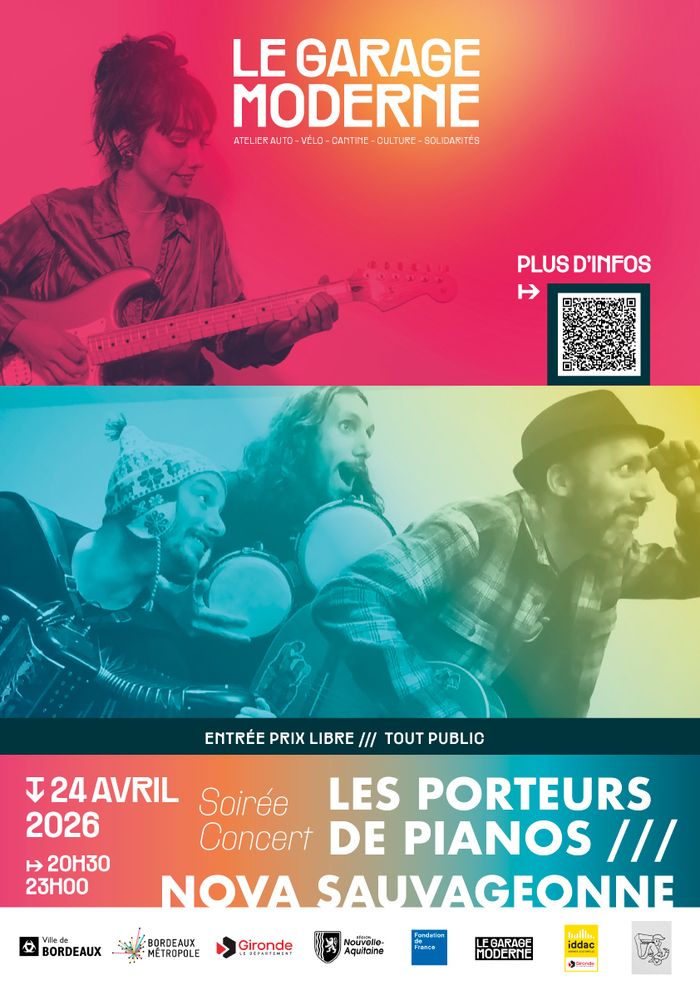 Soirée concert : Les Porteurs de Pianos /// Nova Sauvageonne
