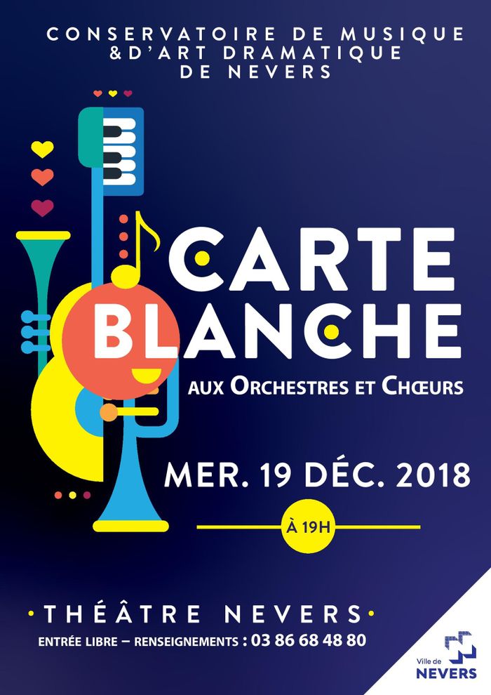 CARTE BLANCHE aux Orchestres et Choeurs du CMAD