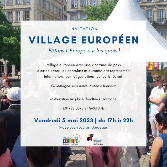 Village européen : fêtons l'Europe sur les quais !