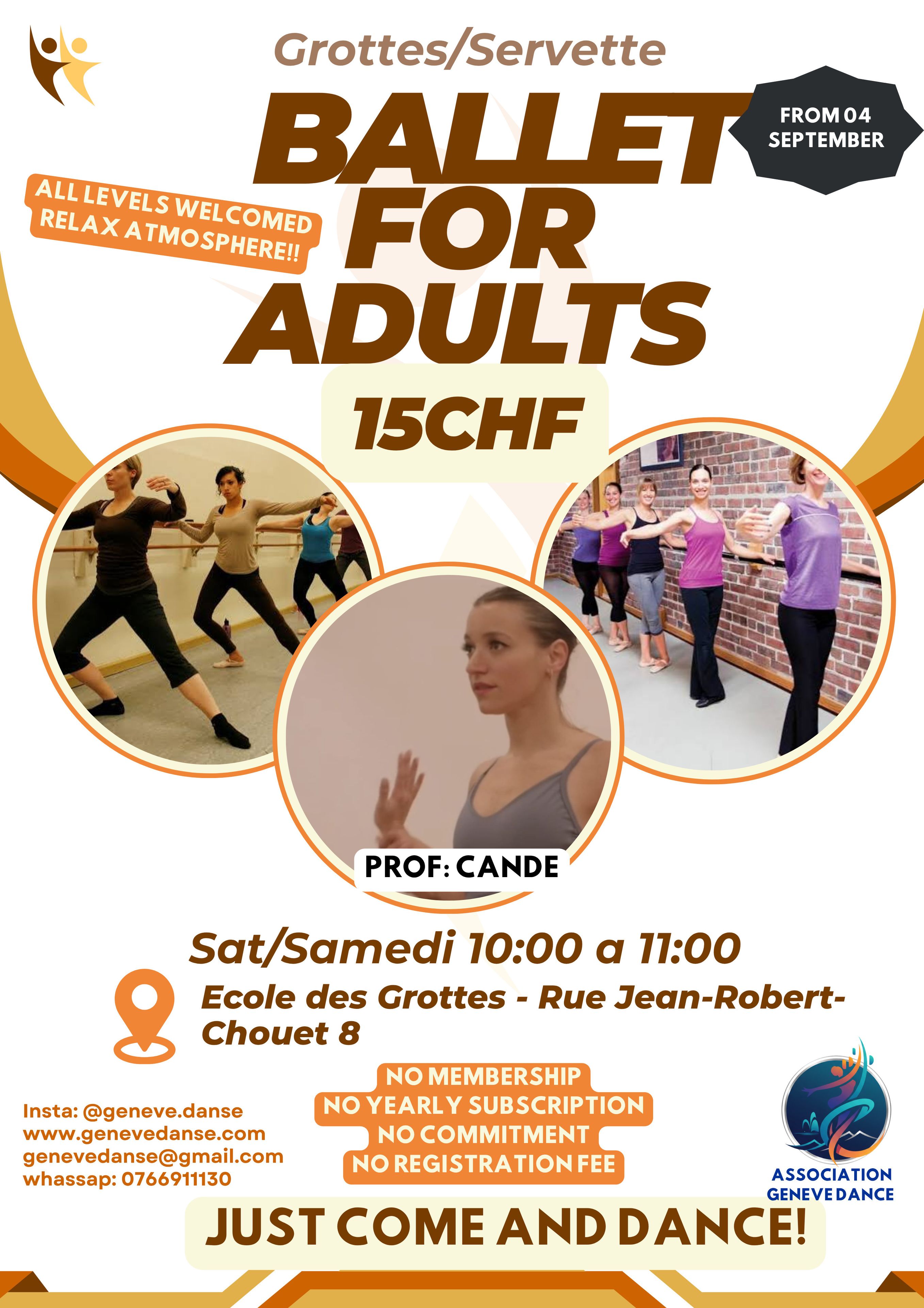 Ballet pour adultes - Tous Niveaux