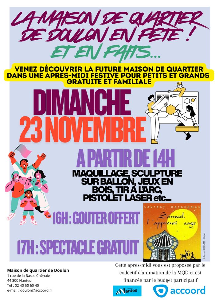 La Maison de Quartier de Doulon en fête !