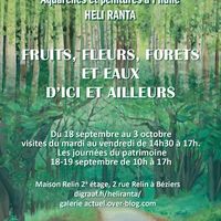 Exposition : Fruits, fleurs, forêts et eaux, d'ici et ailleurs