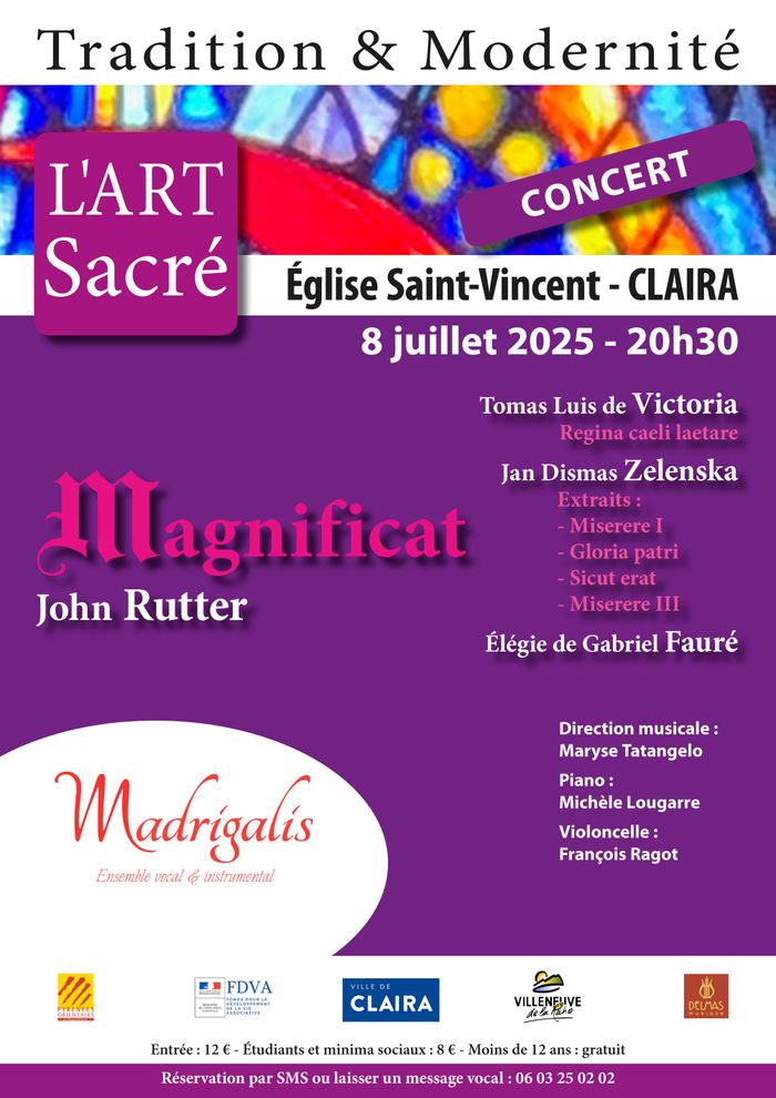 Concert Madrigalis - L'art Sacré