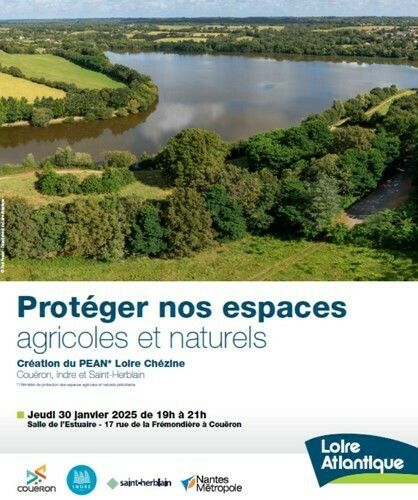 Création du Pean (périmètre de protection des espaces agricoles et naturels périurbains) Loire Chézine - Réunion publique