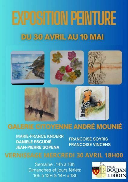 Expo de peinture - Galerie Mounié Boujan